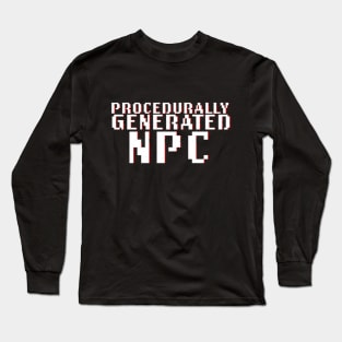 Procedurally Generated NPC Long Sleeve T-Shirt